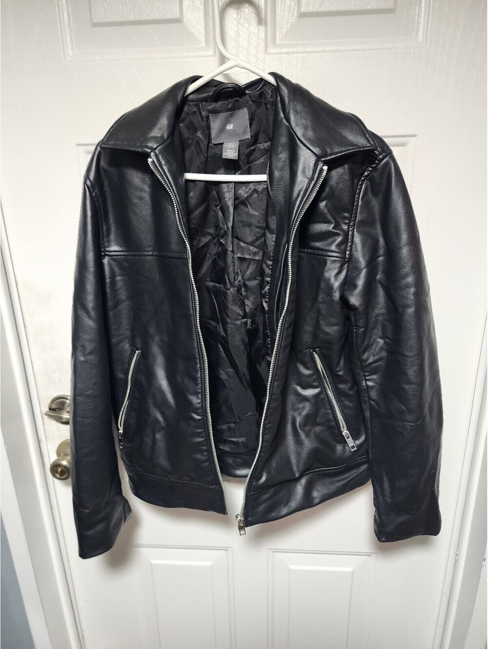 Black Faux Leather Jacket